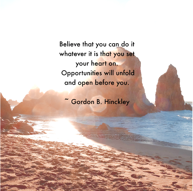 Believe You Can Do It