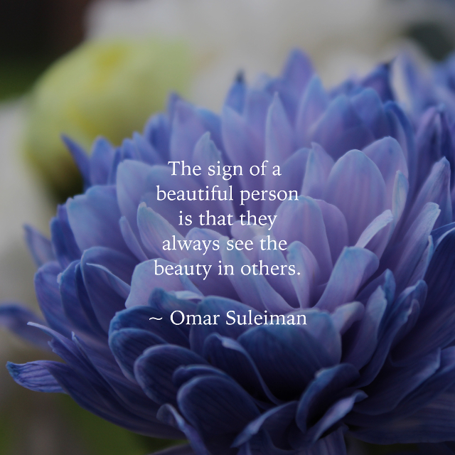 The Sign Of A Beautiful Person