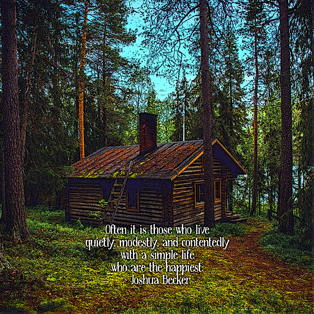 Quietly, Modestly, and Contentedly