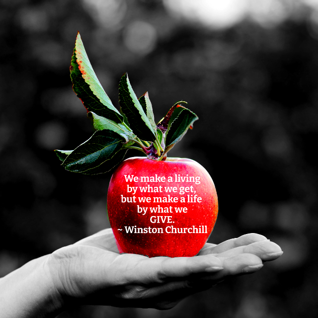 By What We Give