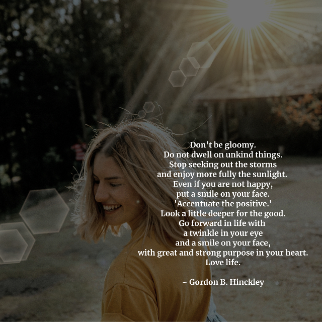 Don’t Be Gloomy