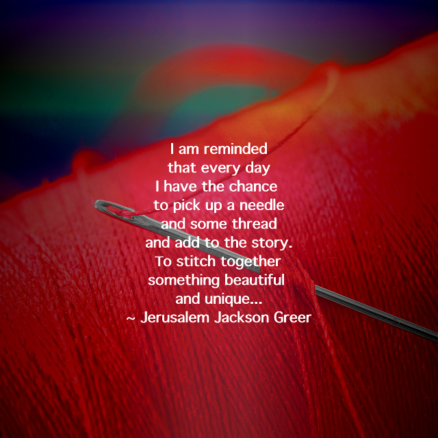 Stitch Together Something Beautiful