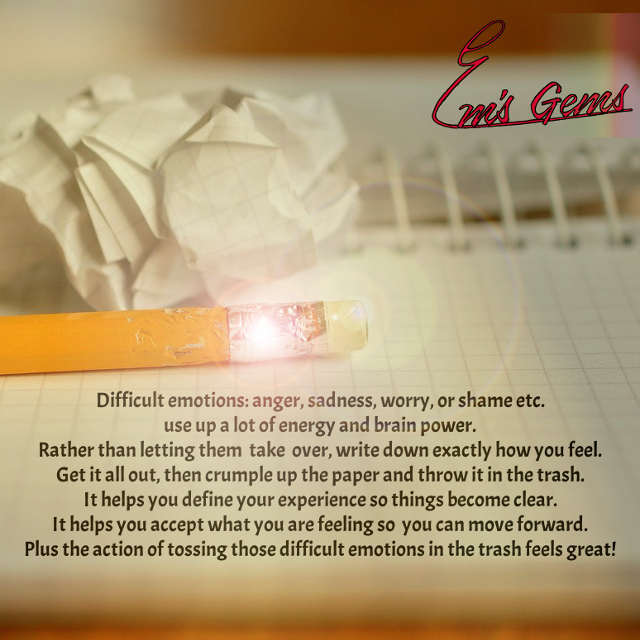Write Down Exactly How You Feel