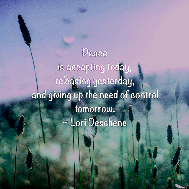 Accepting, Releasing, Giving Up Control