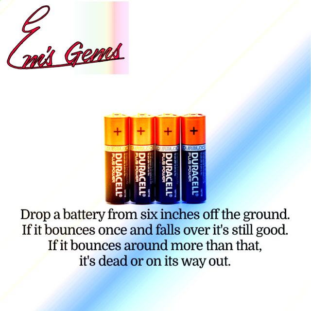 Drop A Battery