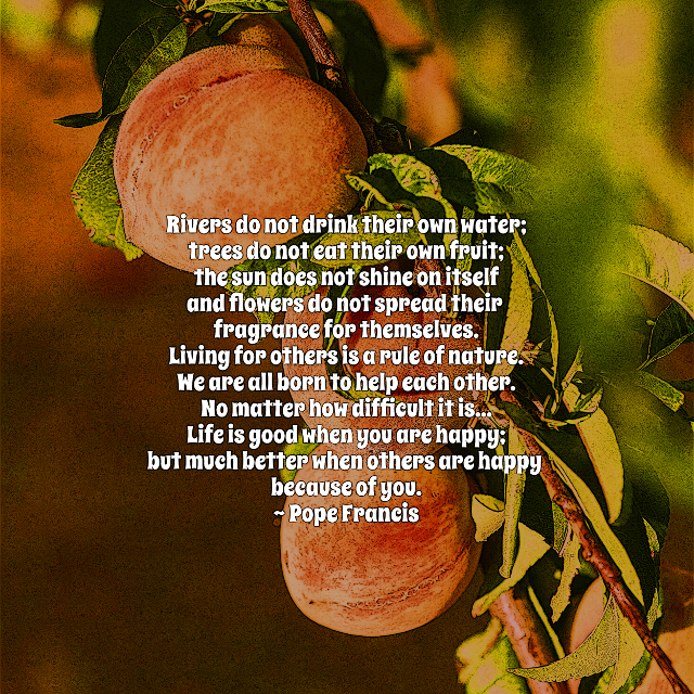 Living For Others Is A Rule Of Nature