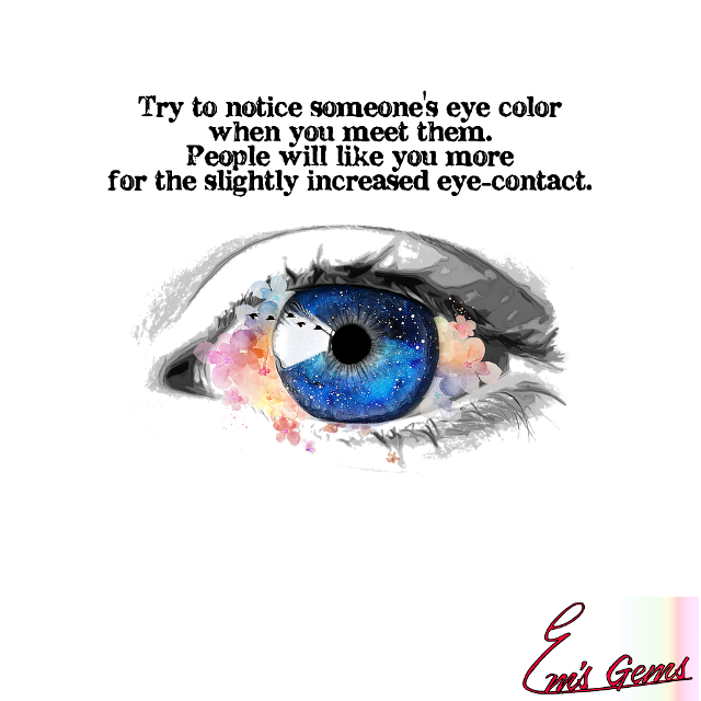 Notice Someone’s Eye Color