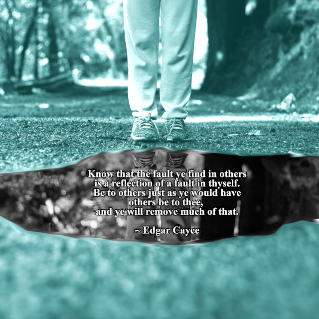 The Fault Ye Find In Others