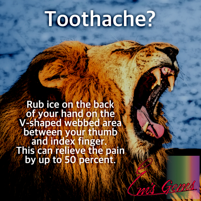 Toothache?