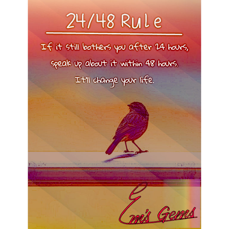 The 24/48 Rule