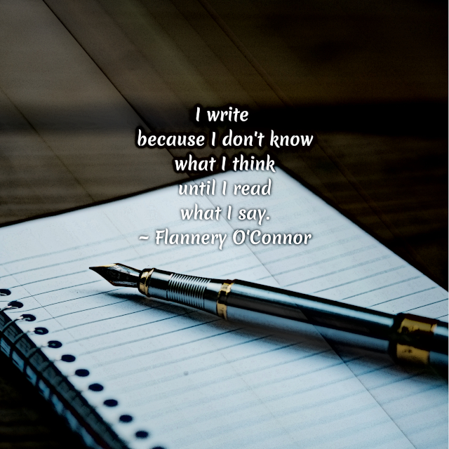 I Write Because