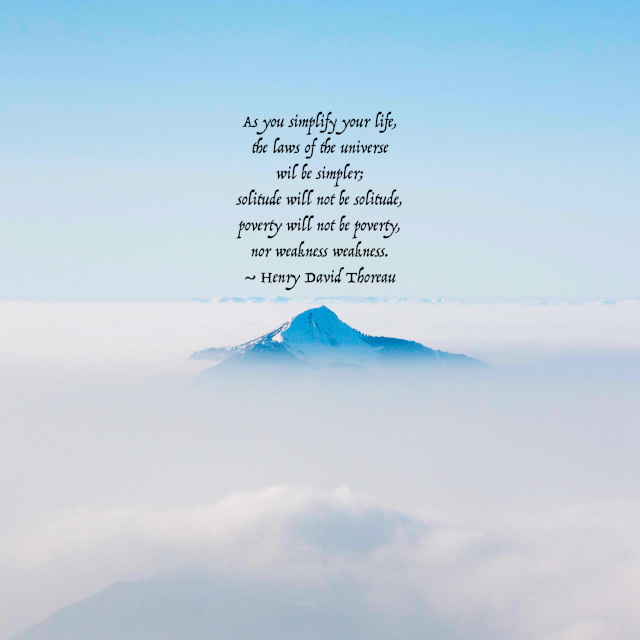 As You Simplify Your Life