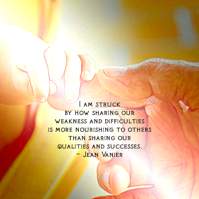 Sharing Our Weakness and Difficulties