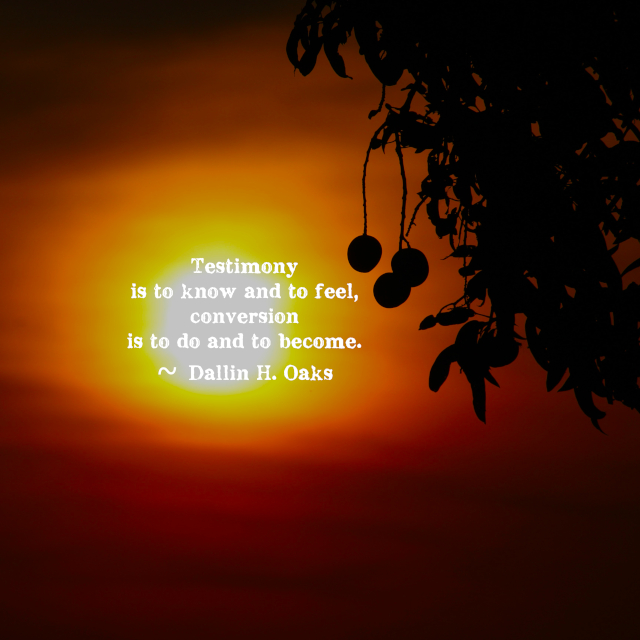 Testimony and Conversion Emily Romrell