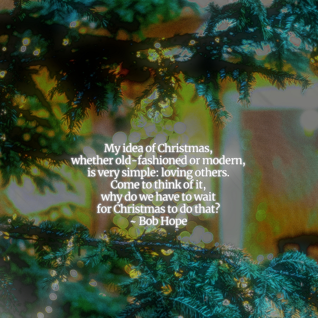 My idea of Christmas