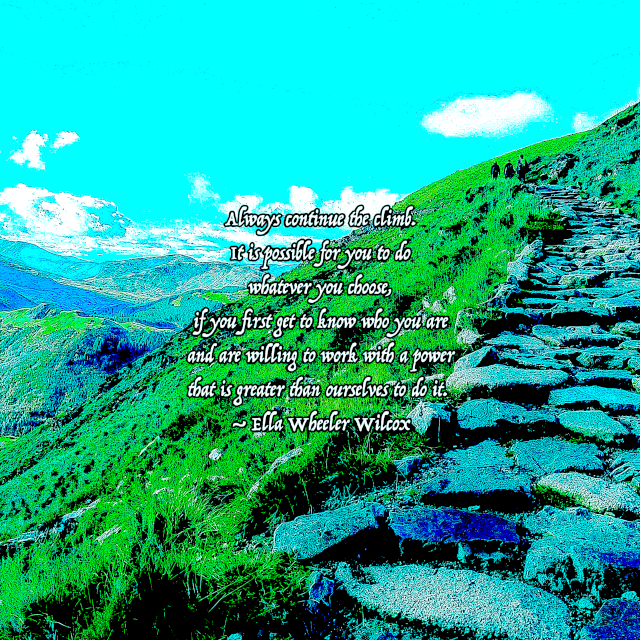 Always Continue The Climb