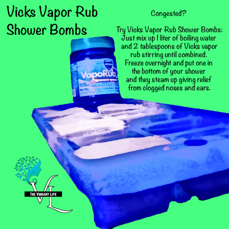 Vicks Vapor Rub Shower Bombs