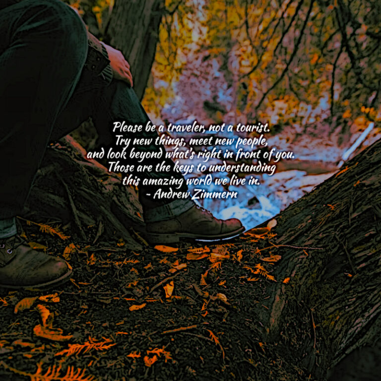 Please Be A Traveler