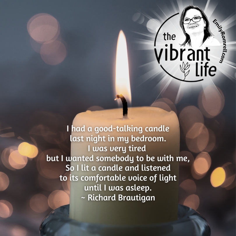 A Good-Talking Candle