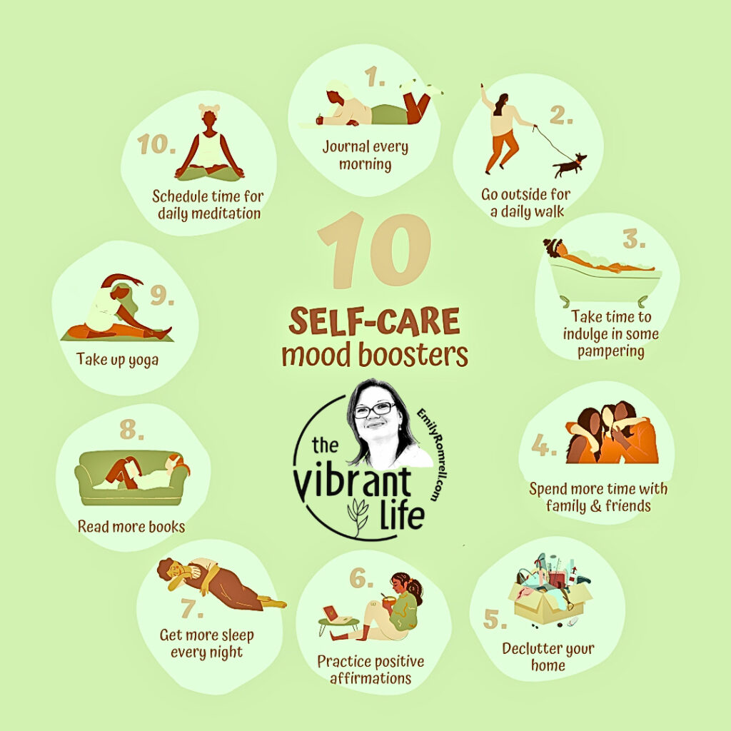 10 Self-Care Mood Boosters