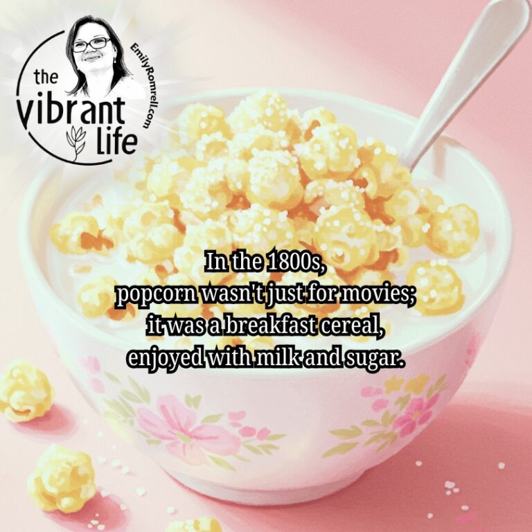 Popcorn Was A Breakfast Cereal