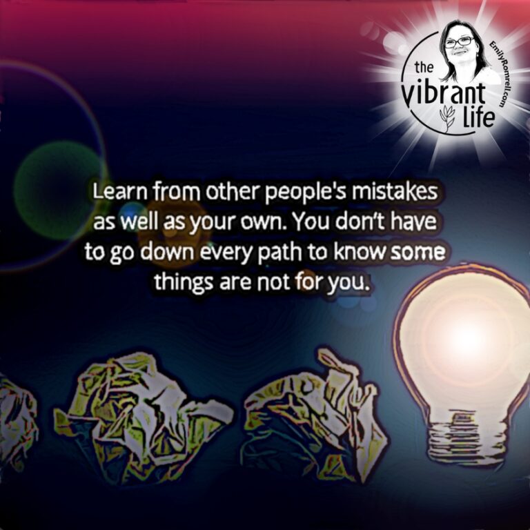Learn From Other People’s Mistakes