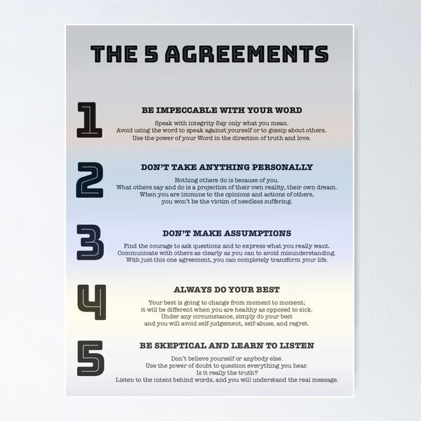 5 Agreements poster